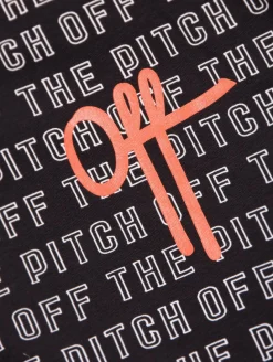 Off The Pitch Allover you Tee Zwart Best