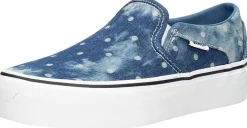 Vans Asher Platform Licht blauw Discount