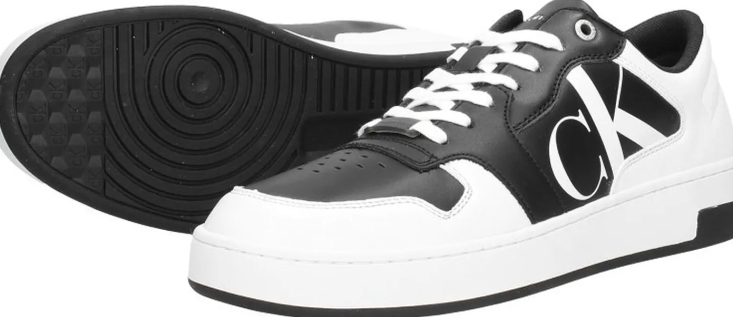 Calvin Klein Basket Cupsole Bold mono LTH Zwart Hot