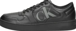 Calvin Klein Basket Cupsole Bold Mono LTH Zwart Sale