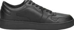 Calvin Klein Basket Cupsole Bold Mono LTH Zwart Sale