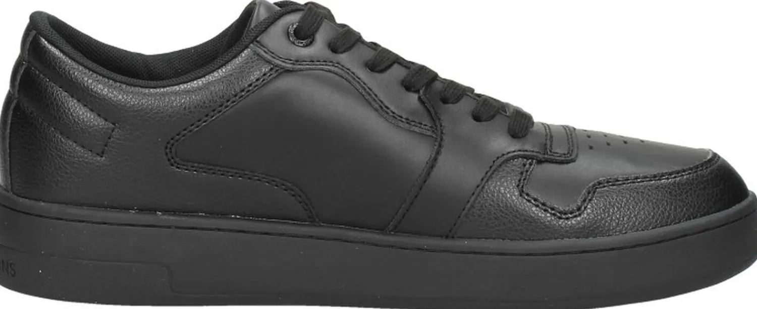 Calvin Klein Basket Cupsole Bold Mono LTH Zwart Sale