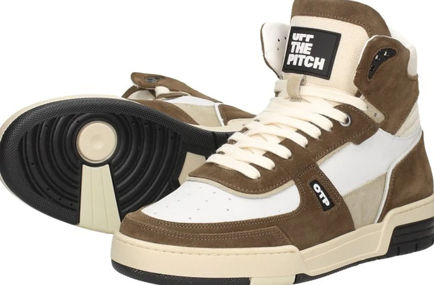 Off The Pitch Basketta Hi Donkerbruin Online
