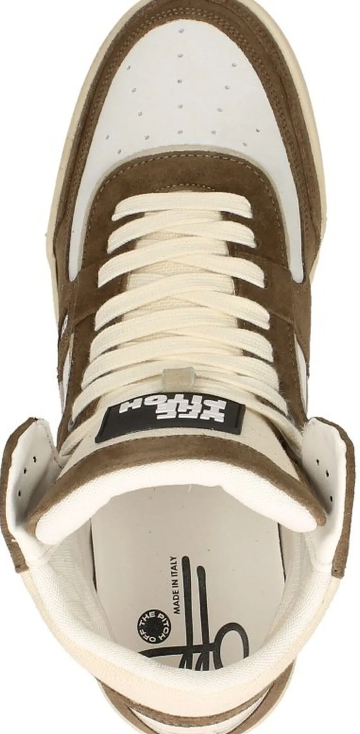 Off The Pitch Basketta Hi Donkerbruin Online
