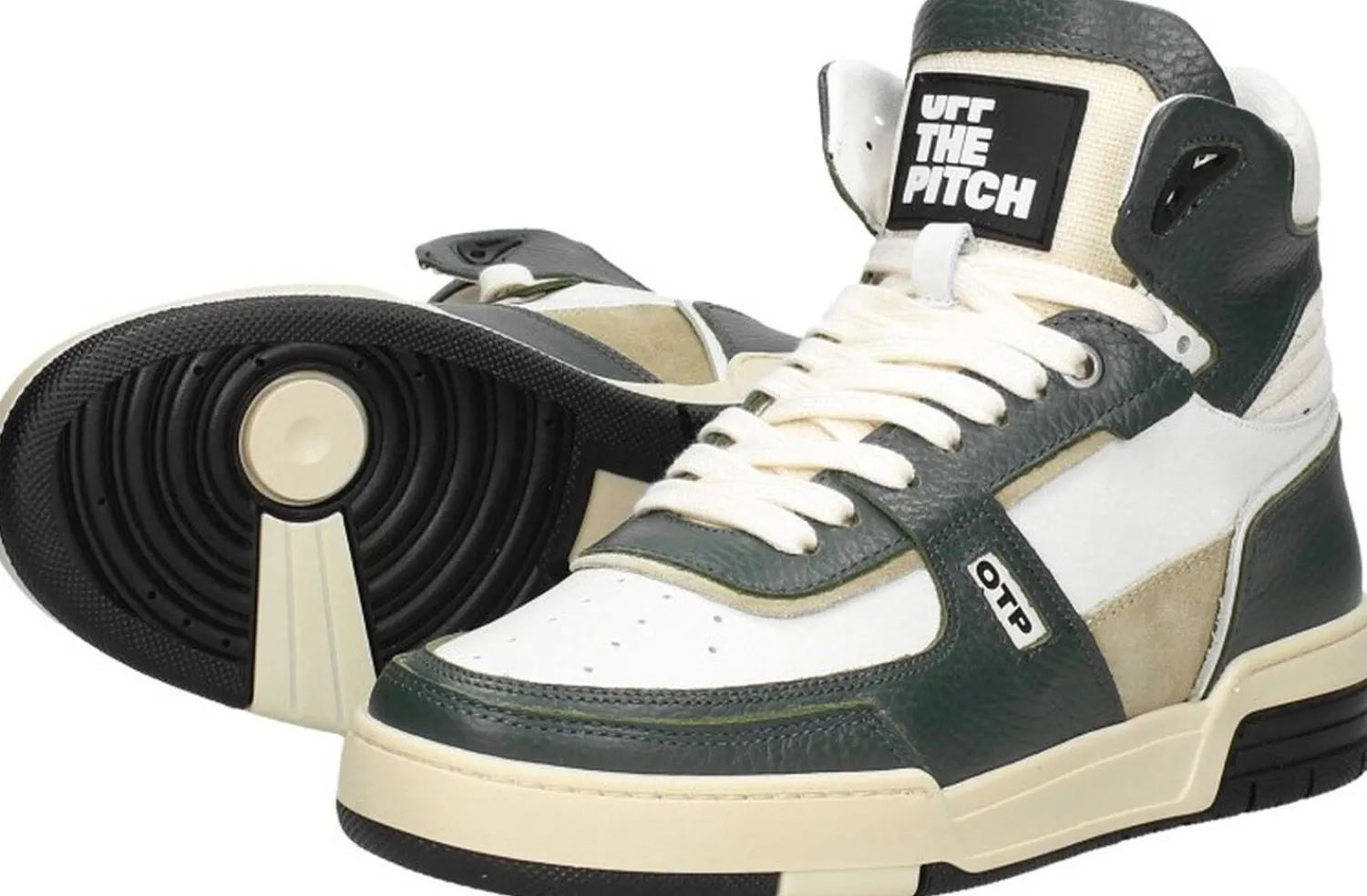 Off The Pitch Basketta Hi Groen Outlet
