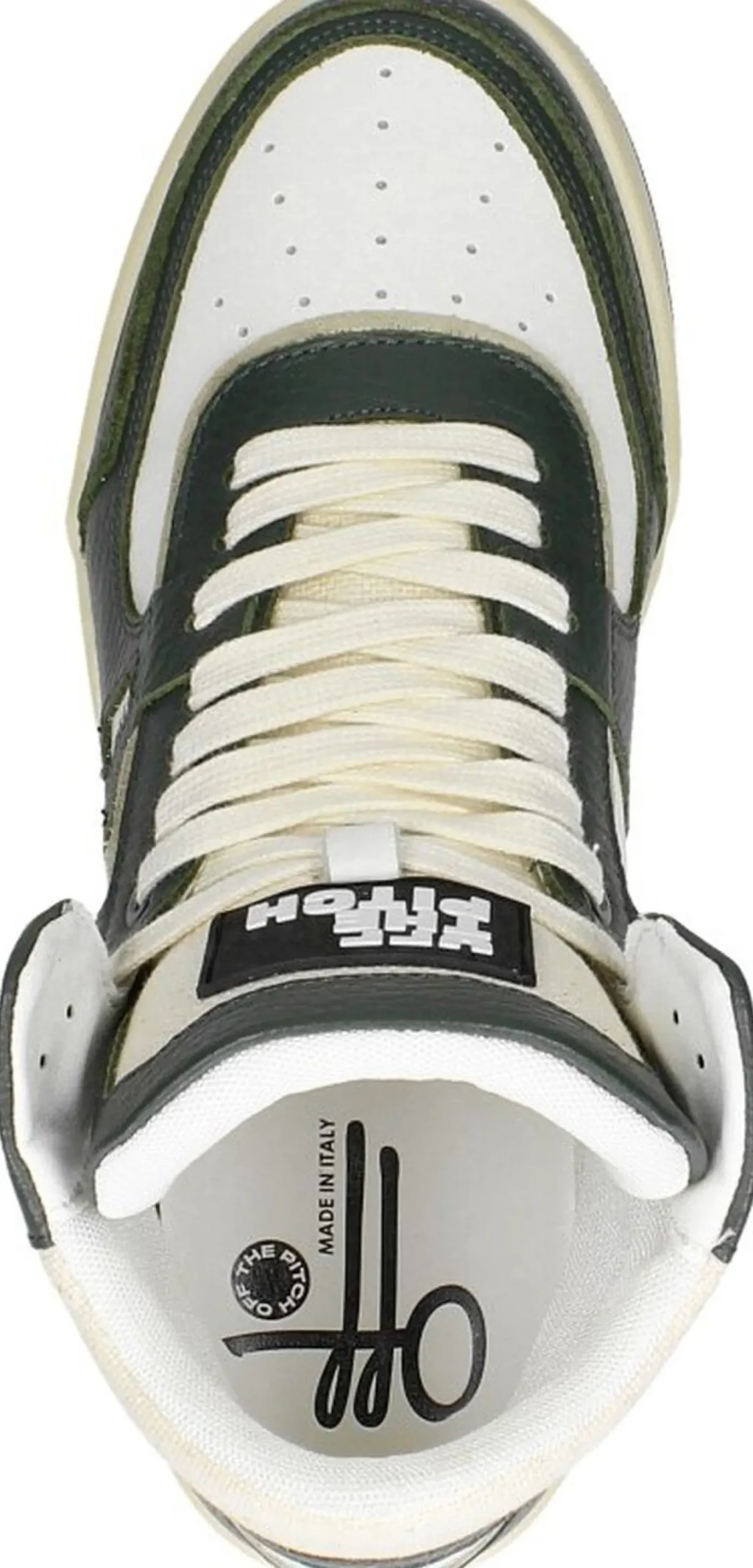 Off The Pitch Basketta Hi Groen Outlet