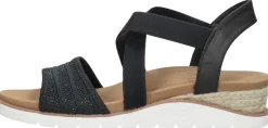 Bobs From Skechers BOBS Arch Fit Beach Kiss Zwart Clearance