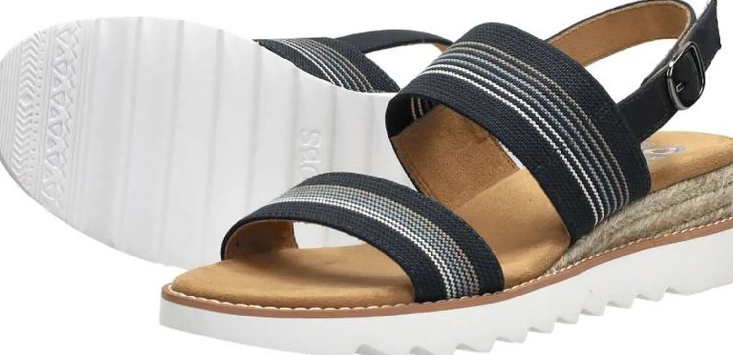 Bobs From Skechers BOBS Desert Kiss Hi - Tea Time Blauw New