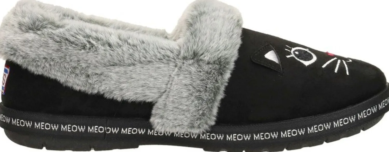 Skechers Bobs Too Cozy - Meow Pajamas Zwart Sale