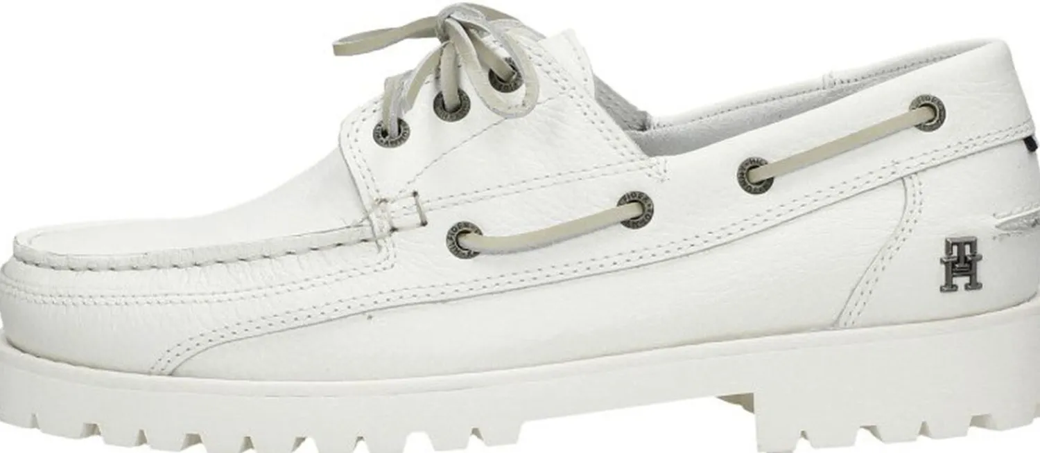 Tommy Hilfiger Bootschoen Wit Clearance