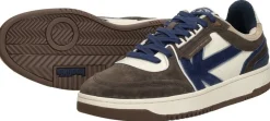 Kaotiko Boston Piping Suede Donkerbruin Outlet