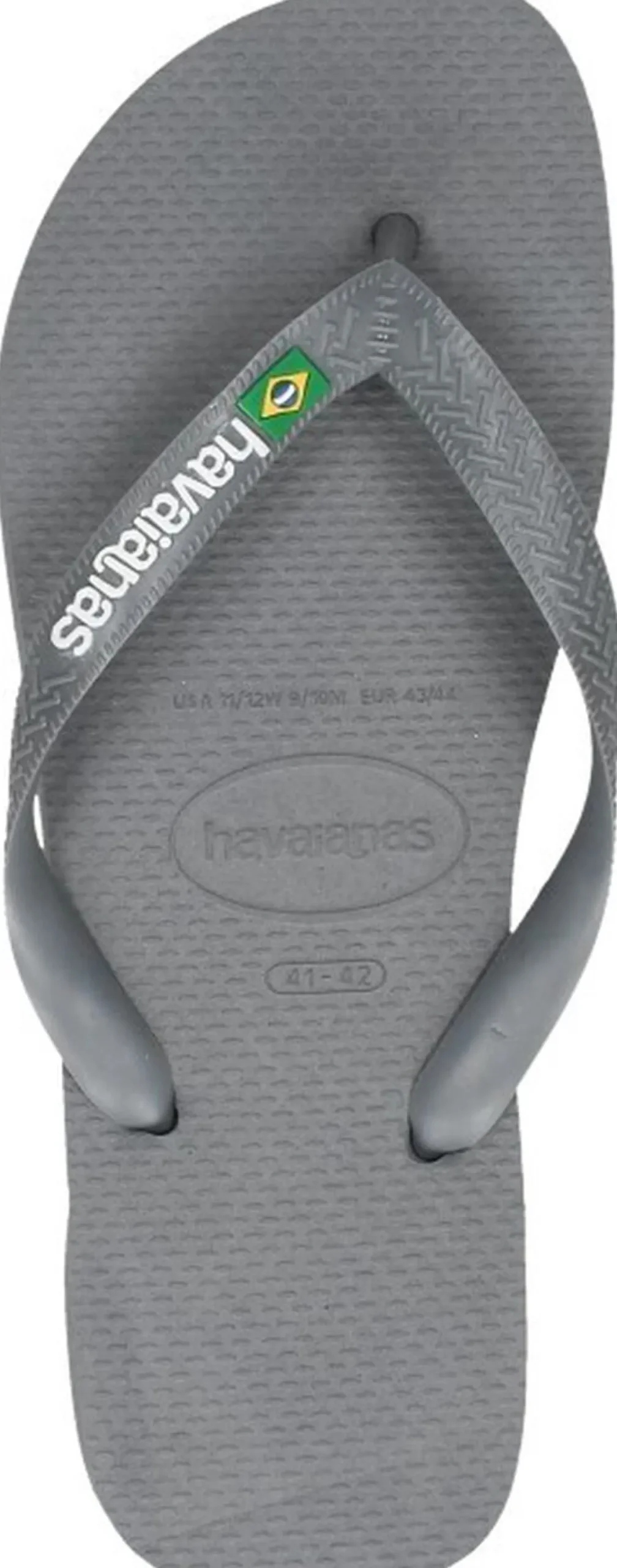Havaianas Brasil Logo Donkergrijs Sale