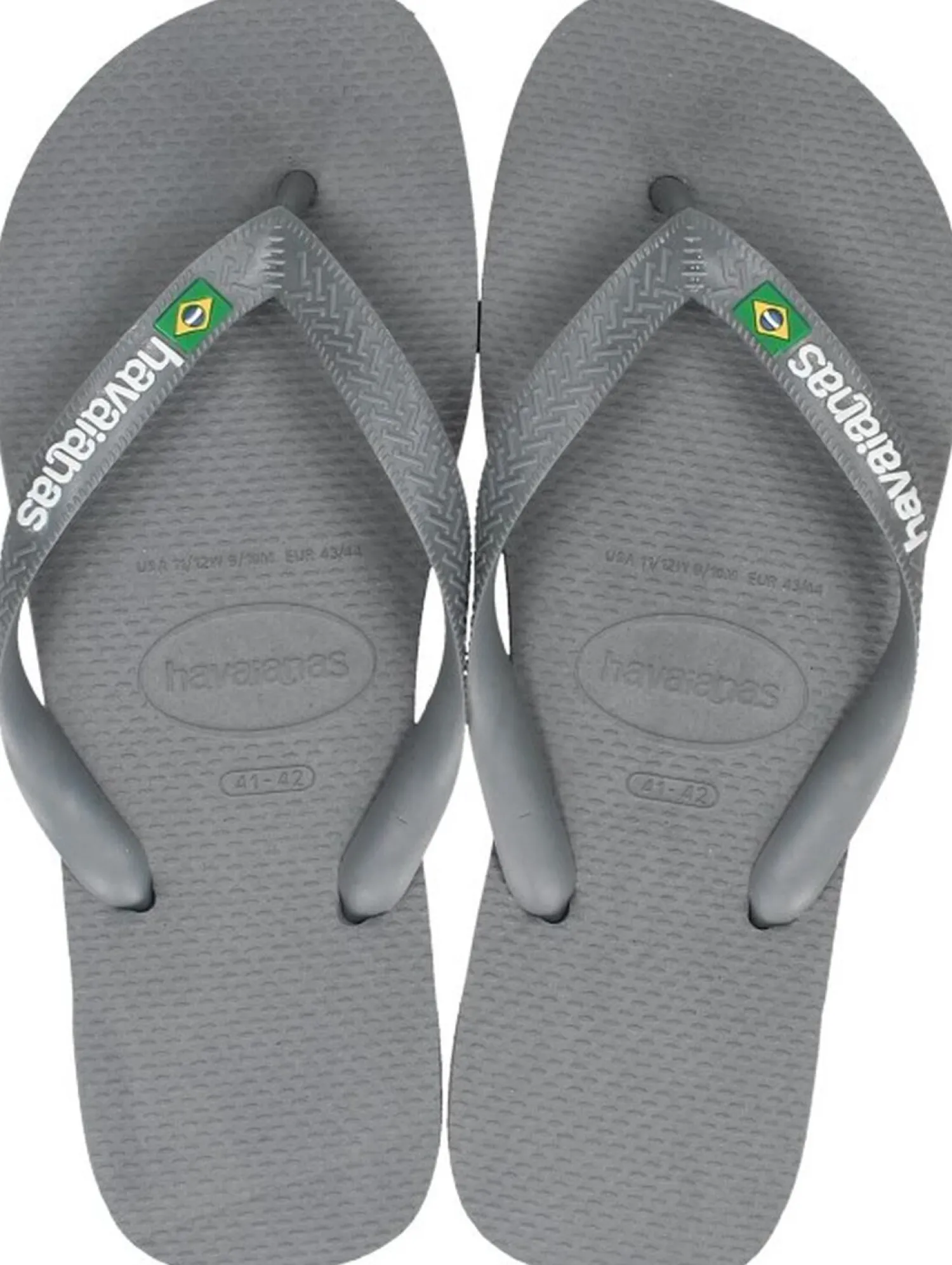 Havaianas Brasil Logo Donkergrijs Sale