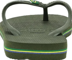 Havaianas Brasil Logo Groen Best