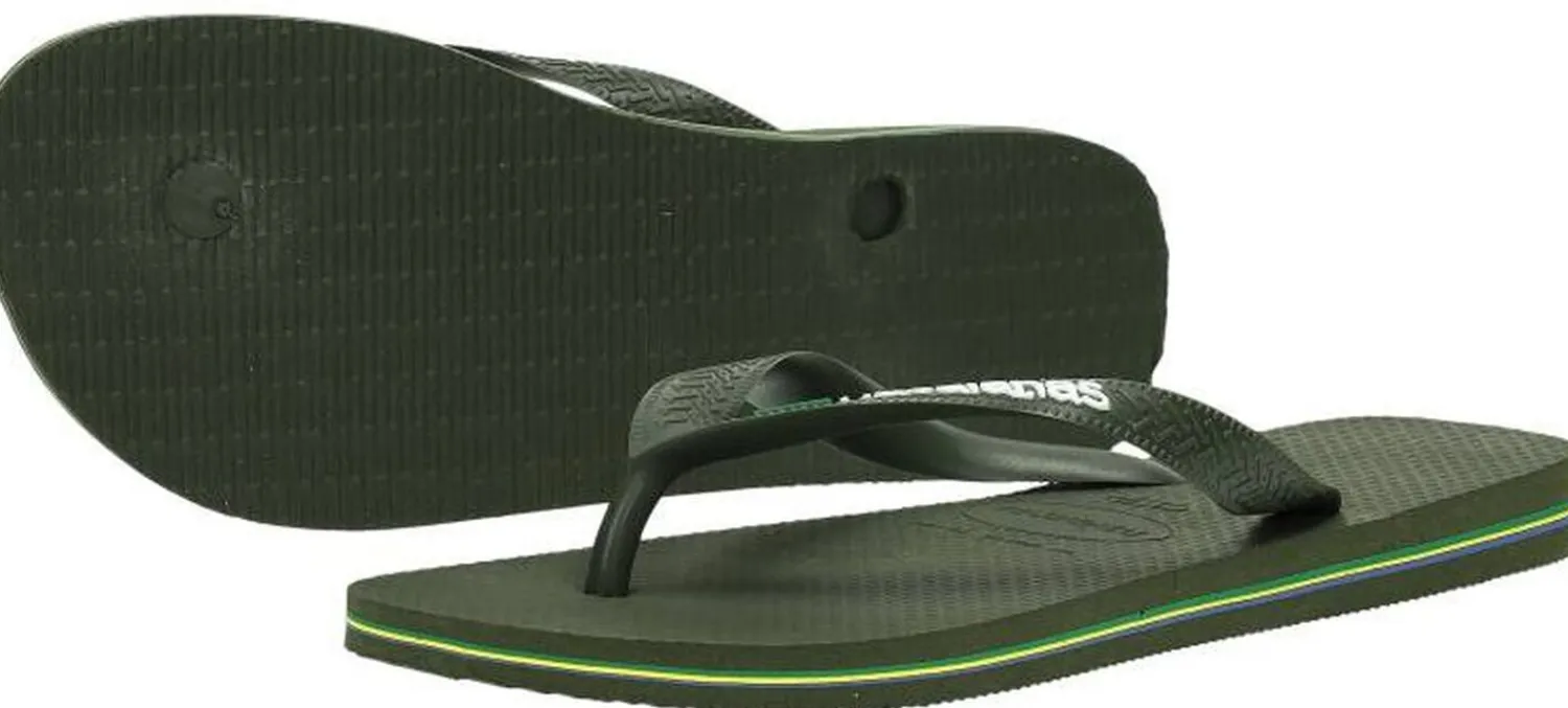 Havaianas Brasil Logo Groen Best