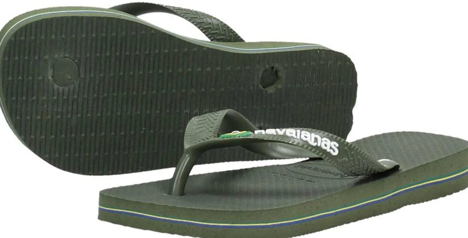 Havaianas Brasil Logo Groen Sale