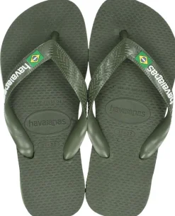 Havaianas Brasil Logo Groen Sale