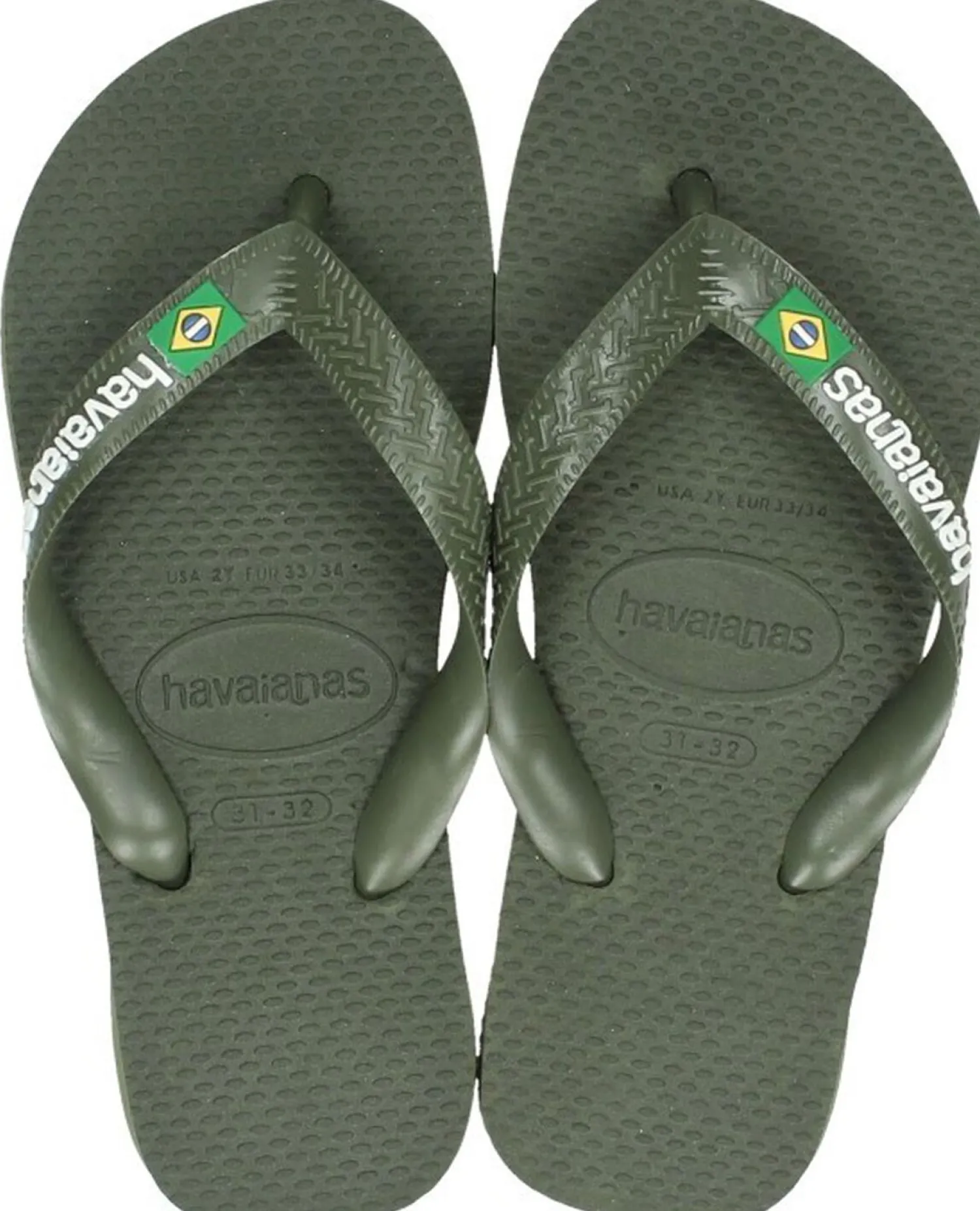 Havaianas Brasil Logo Groen Sale