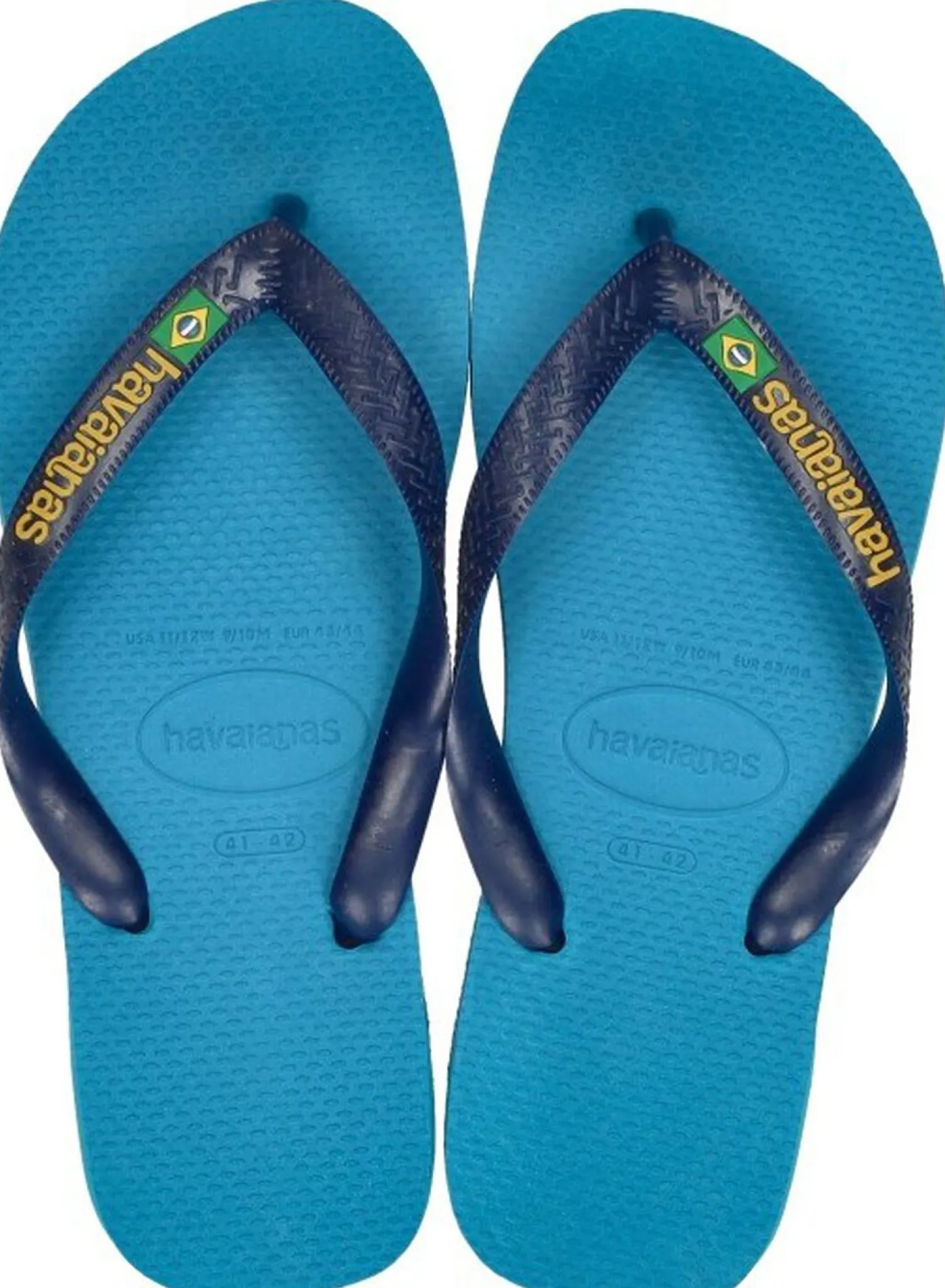 Havaianas Brasil Logo Licht blauw Sale