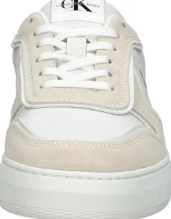 Calvin Klein Casual Cupsole Irregular lines Wit Outlet