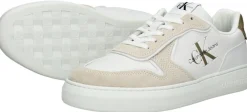 Calvin Klein Casual Cupsole Irregular lines Wit Outlet