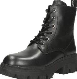 Calvin Klein Chunky Combat Laceup Boot Zwart New