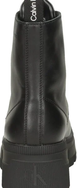 Calvin Klein Chunky Combat Laceup Boot Zwart New