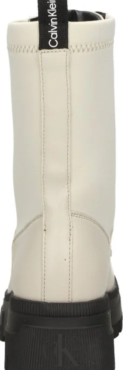 Calvin Klein Chunky Combat Laceup Zip Gebroken wit Hot