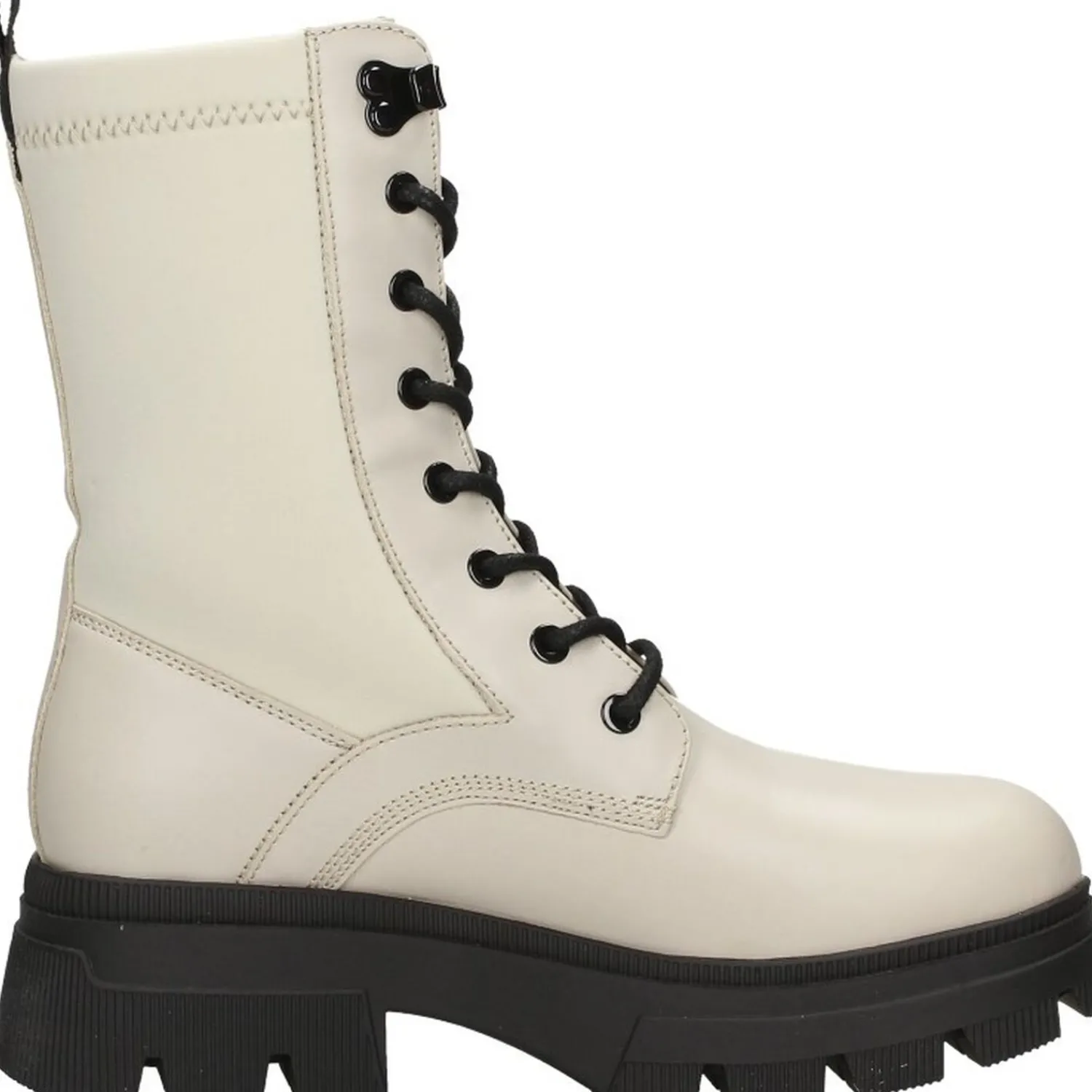 Calvin Klein Chunky Combat Laceup Zip Gebroken wit Hot