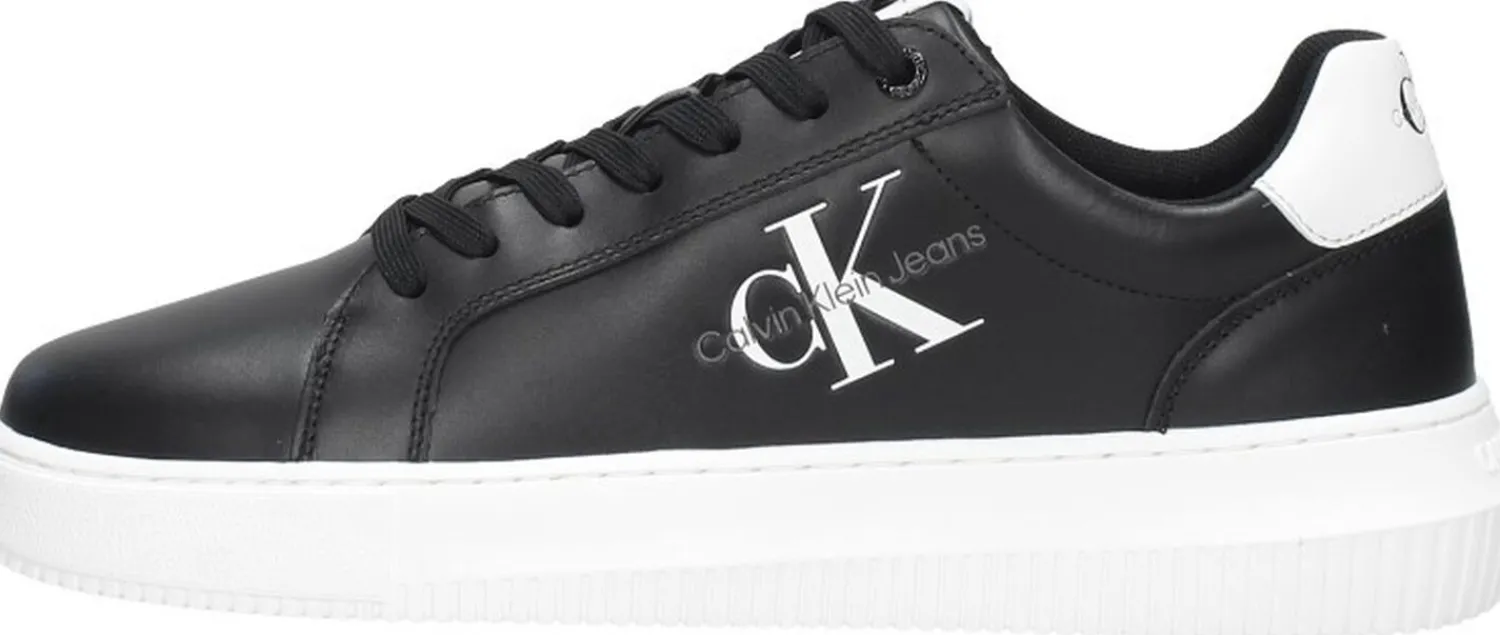 Calvin Klein Chunky Cupsole Mono Lth Zwart Outlet