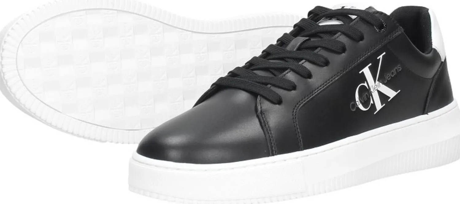 Calvin Klein Chunky Cupsole Mono Lth Zwart Outlet
