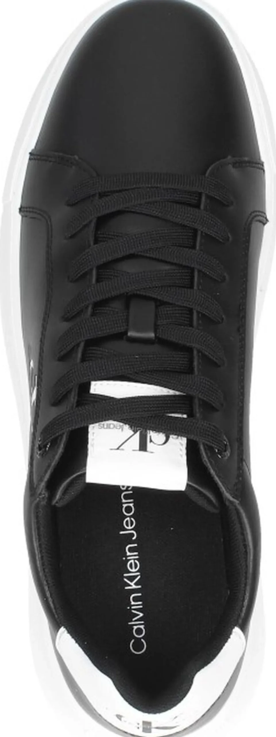 Calvin Klein Chunky Cupsole Mono Lth Zwart Outlet