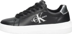 Calvin Klein Chunky Cupsole Mono Lth WN Zwart Outlet
