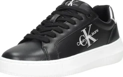 Calvin Klein Chunky Cupsole Mono Lth WN Zwart Outlet