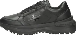 Calvin Klein Chunky Runn Laceup Low LTH-Nappa Zwart Best