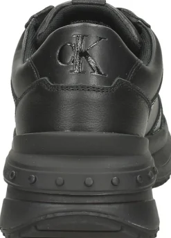 Calvin Klein Chunky Runn Laceup Low LTH-Nappa Zwart Best