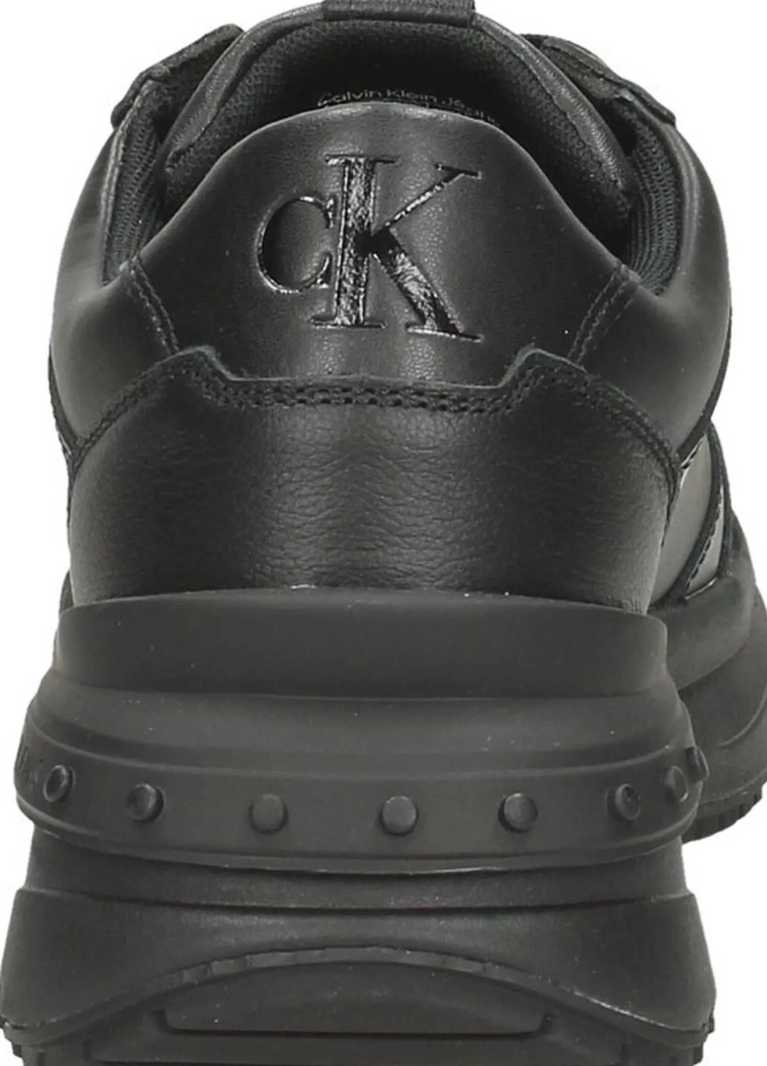 Calvin Klein Chunky Runn Laceup Low LTH-Nappa Zwart Best