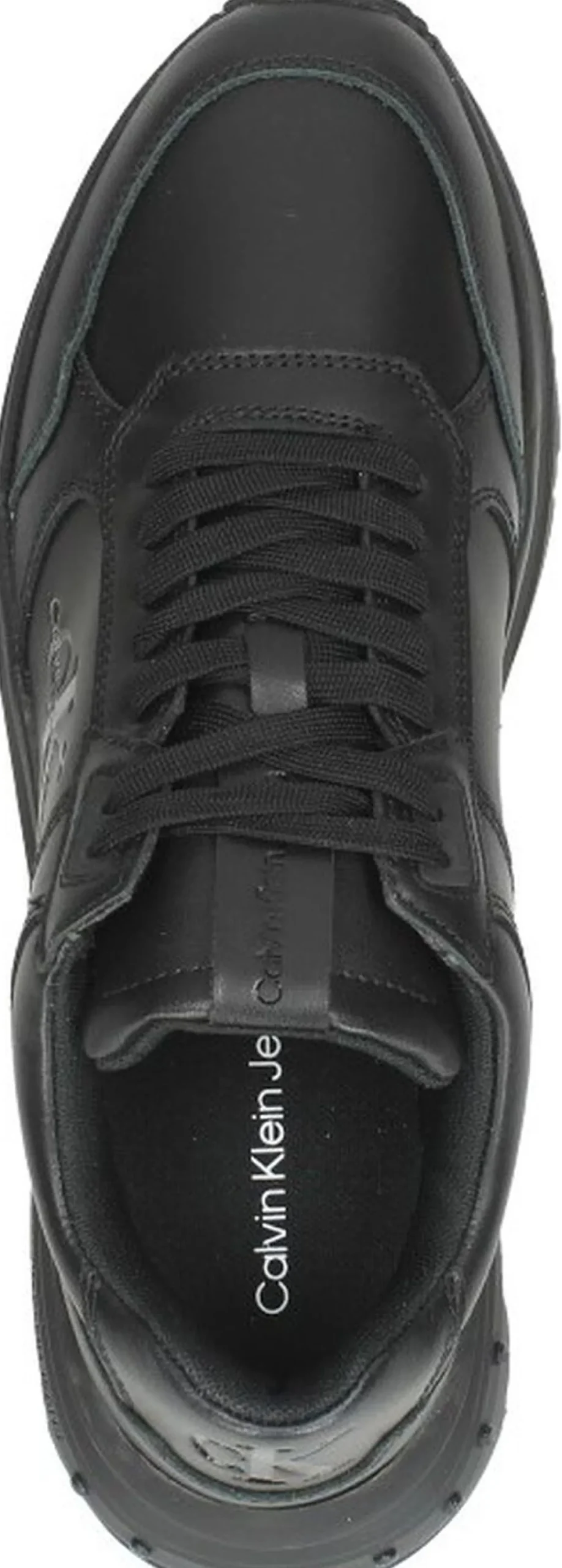 Calvin Klein Chunky Runn Laceup Low LTH-Nappa Zwart Best