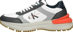 Calvin Klein Chunky Runn Laceup Low LTH-Nappa Grijs Online