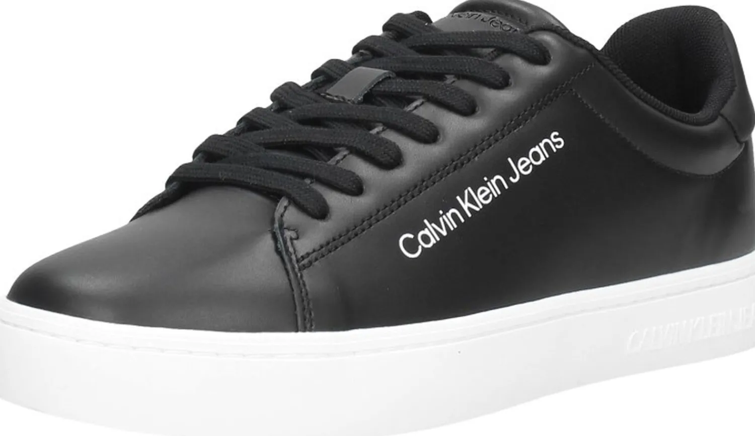Calvin Klein Classic Cupsole Lace Up Lth Zwart Discount