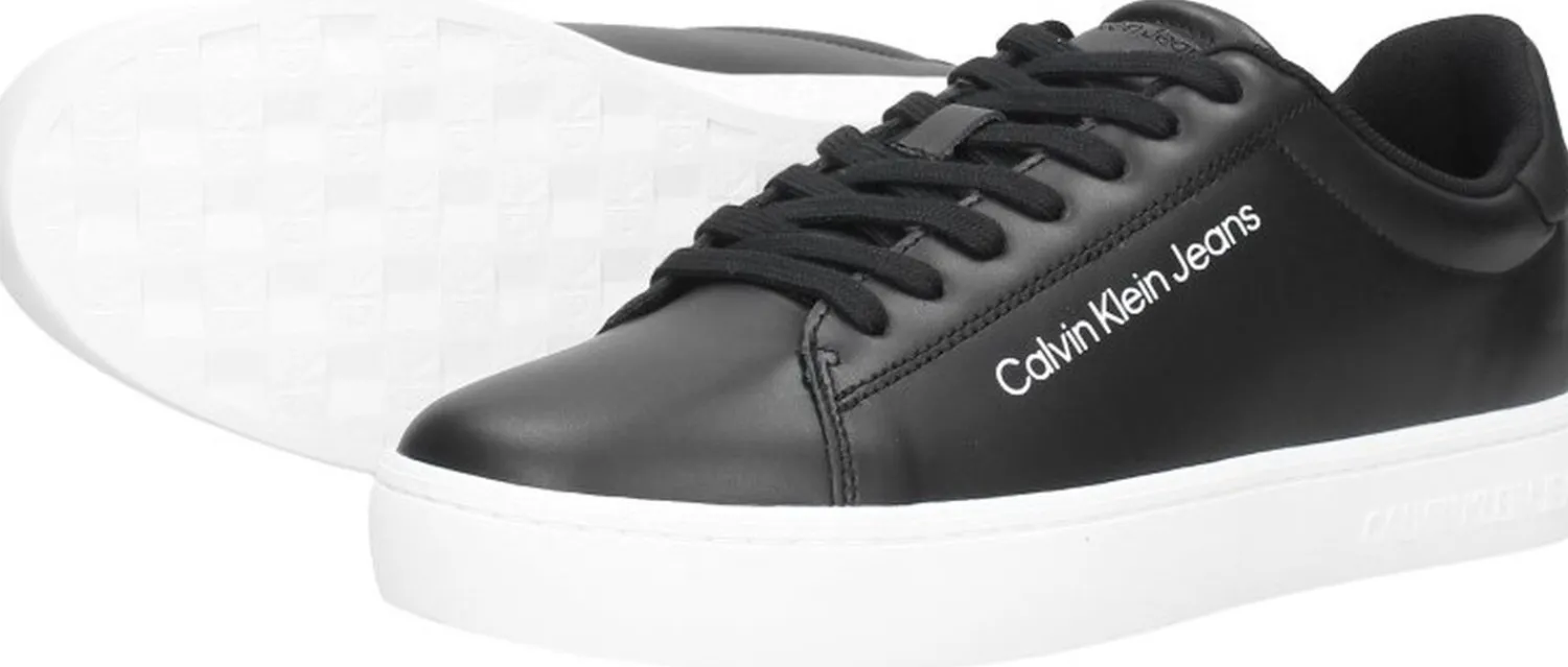 Calvin Klein Classic Cupsole Lace Up Lth Zwart Discount