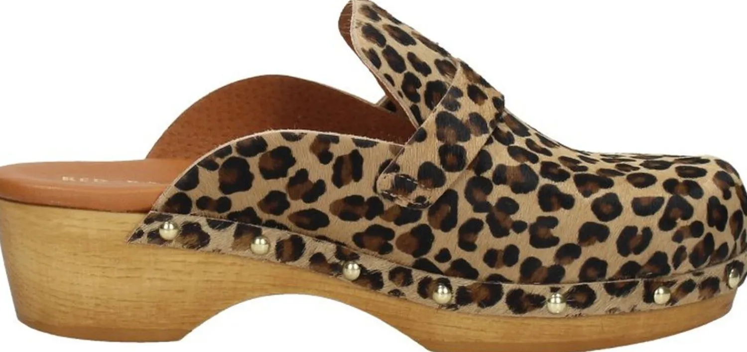 Red Rag Clogs Beige Discount