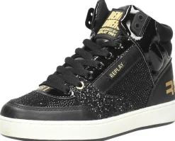 Replay Cobra Mid Zwart Hot