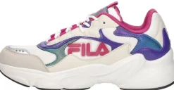 Fila Collene Logo Teens Beige Discount
