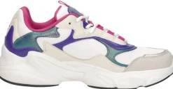 Fila Collene Logo Teens Beige Discount