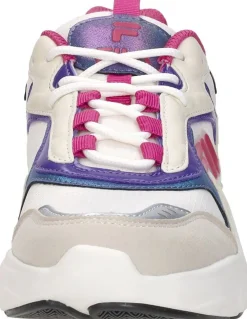 Fila Collene Logo Teens Beige Discount