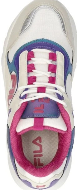 Fila Collene Logo Teens Beige Discount