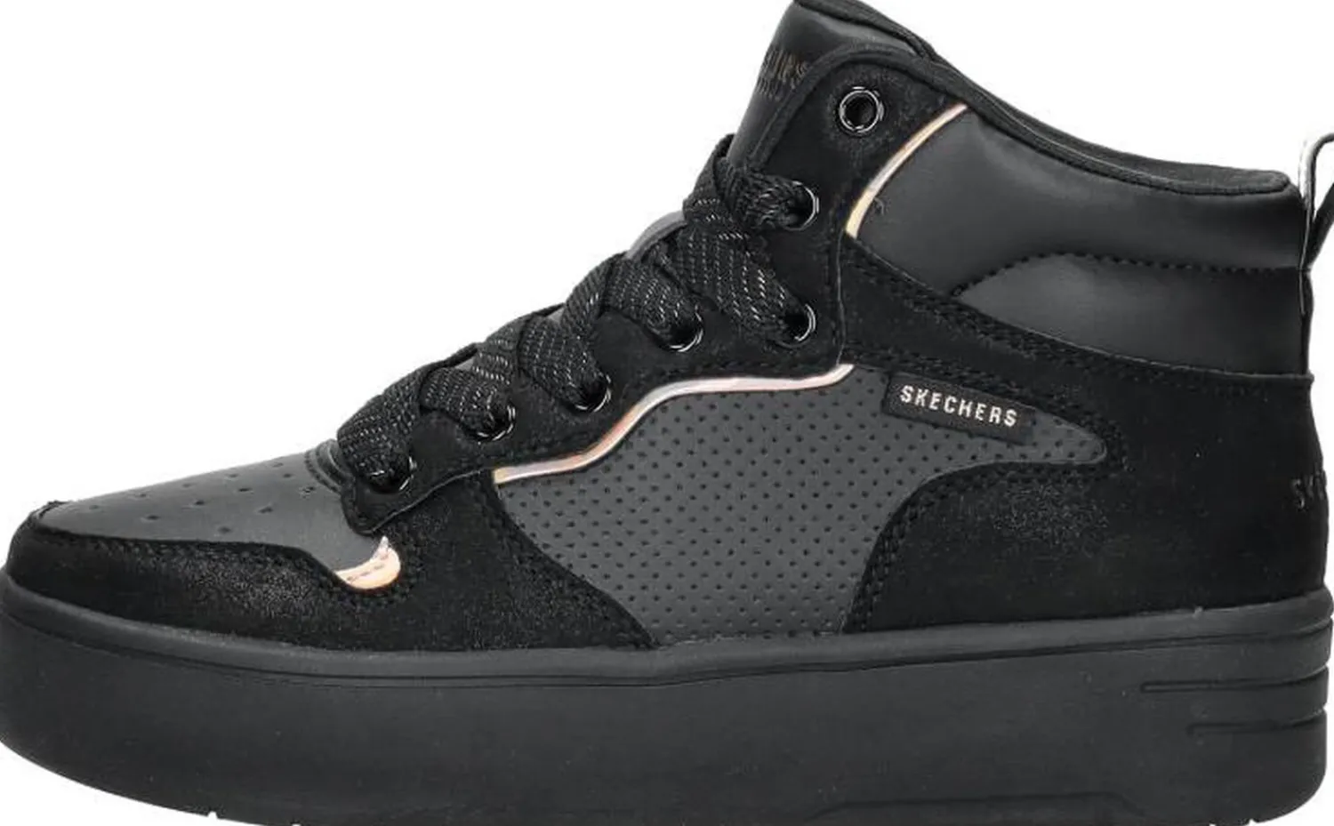 Skechers Court High Zwart Hot