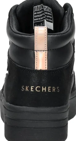 Skechers Court High Zwart Hot