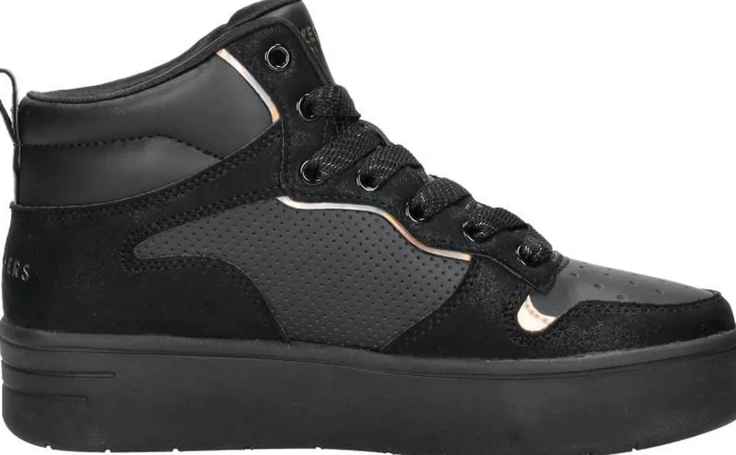 Skechers Court High Zwart Hot